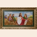 Схема для вышивания бисером БС СОЛЕС "Икона Иисус с апосталами в поле" 